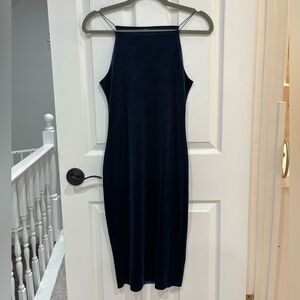 Blue Velvet Midi dress